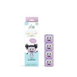Glo Pals Lichtgevend Kubussen Lumi Purple 4 stuks