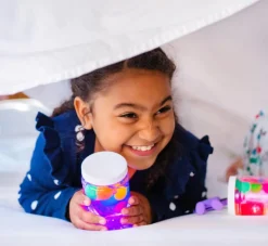 Glo Pals Lichtgevend Kubussen Lumi Purple 4 stuks
