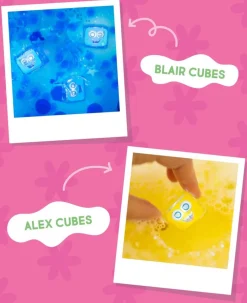 Glo Pals Lichtgevend Kubussen Alex Yellow 4 stuks