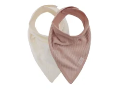 Jollein Bandana Slab Velvet Rib Wild Rose/Ivory