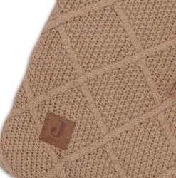 Jollein Boxkleed Check Knit Biscuit