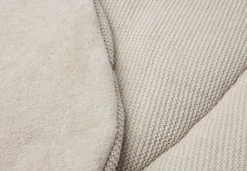 Jollein Boxkleed Rond Basic Knit Nougat - 95 cm