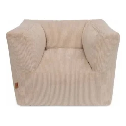 Jollein Fauteuil Beanbag Corduroy Natural