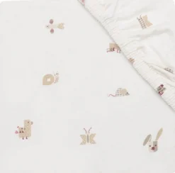 Jollein Hoeslaken Ledikant Jersey Animal Friends