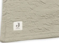 Jollein Ledikantdeken Soft Waves Olive Green / Velvet