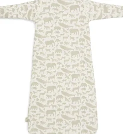 Jollein Slaapzak met Afritsbare Mouwen Animals Olive Green 70 cm