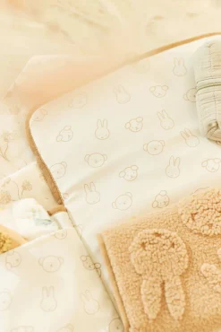 Jollein Verschoningsmat met Opbergvak Miffy Jacquard Teddy Biscuit