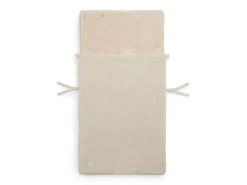 Jollein Voetenzak Autostoel Basic Knit Nougat