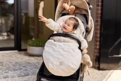 Jollein Voetenzak Buggy/Kinderwagen Embossed Sand