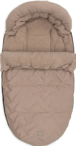 Jollein Voetenzak Buggy/Kinderwagen Embossed Milky Coffee
