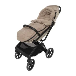 Jollein Voetenzak Buggy/Kinderwagen Embossed Milky Coffee