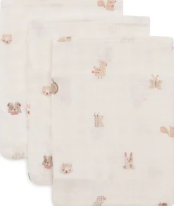 Jollein Washandje Hydrofiel Animal Friends 3 Stuks