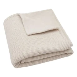 Jollein Wiegdeken Basic Knit Velvet Oatmeal