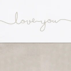 Jollein Wieglaken Love You Nougat
