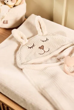 Jollein Wikkeldeken Bunny Cloudy Rib Oatmeal