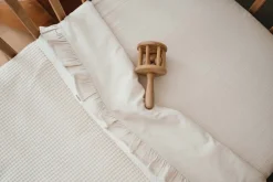 Koeka Ledikantdeken Malaga Cotton Fleece Warm White
