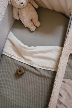 Koeka Ledikantdeken Malaga Teddy Sage