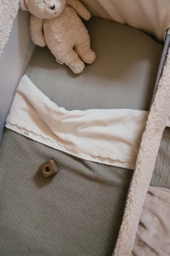Koeka Wiegdeken Malaga Cotton Fleece Sage