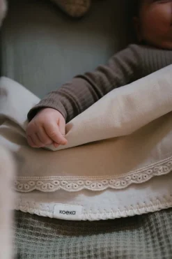 Koeka Wiegdeken Malaga Cotton Fleece Sage