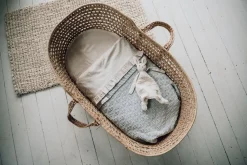 Koeka Wieglaken en Hoeslaken Set Faro Ruffle Warm White
