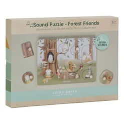 Little Dutch Geluidenpuzzel Forest Friends