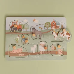Little Dutch Geluidenpuzzel Little Farm FSC