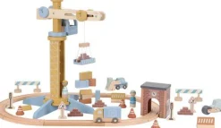 Little Dutch Hijskraan Set met Treinbaan FSC