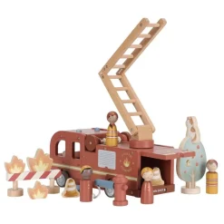Little Dutch Houten Brandweerwagenset FSC