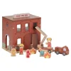 Little Dutch Houten Brandweerkazerne Rood FSC