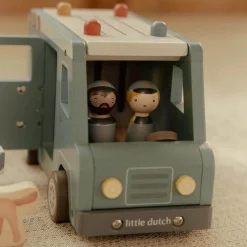 Little Dutch Houten Politiebus FSC