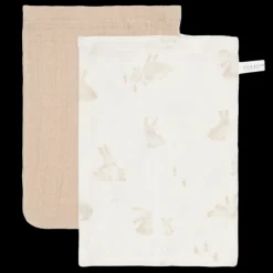 Little Dutch Hydrofiele Washandjes Bunny Beige