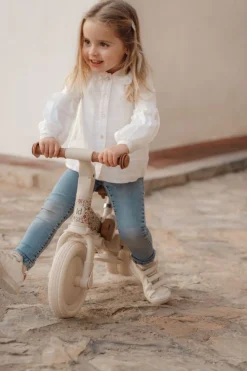 Little Dutch 4-in-1 Driewieler / Loopfiets Sunny Flower