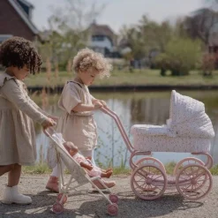 Little Dutch Metalen Poppenwagen Soft Flowers