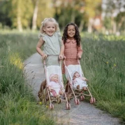 Little Dutch Metalen Poppenbuggy White Meadows