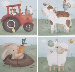 Little Dutch Puzzel 4 in 1 Little Farm FSC