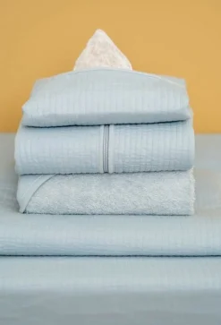 Little Dutch Wiegdeken Pure Teddy Soft Blue
