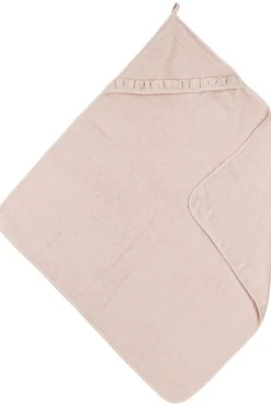 Meyco Badcape Basic Badstof Ruffle Soft Pink