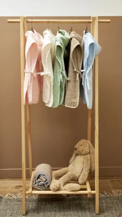 Meyco Badponcho Basic Badstof Soft Green