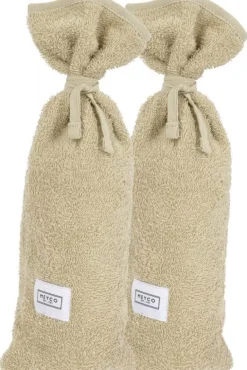 Meyco Kruikenzak Basic Badstof Sand 2-pack