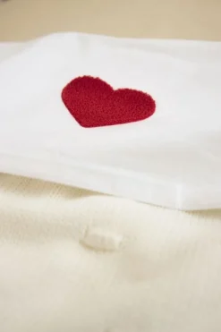 Meyco Ledikantlaken Sweet Heart Red