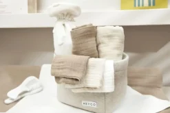 Meyco Monddoekjes Pre-washed Offwhite/Soft Sand/Taupe