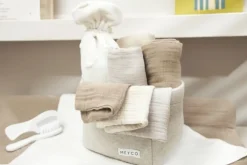 Meyco Monddoekjes Pre-washed Soft Sand/Greige/Taupe