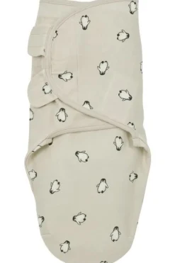 Meyco SwaddleMe Inbakerdoek Penguin Soft Sand 0-3 mnd
