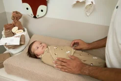 Meyco SwaddleMe Inbakerdoek Forest Animals Sand 0-3 mnd