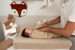 Meyco SwaddleMe Inbakerdoek Forest Animals Sand 0-3 mnd