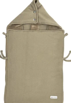 Meyco Voetenzak Autostoel Basic Knit Taupe