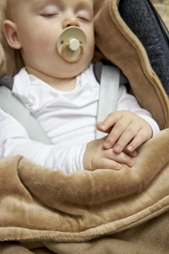 Meyco Voetenzak Autostoel Basic Knit Taupe