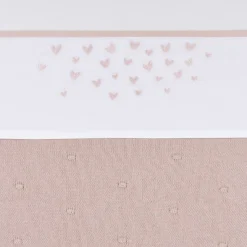 Meyco Wieglaken Hearts Soft Pink