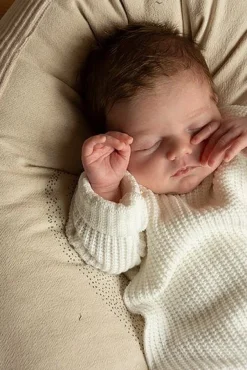 Nanami Baby Knit Rib Top Naturel