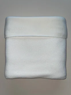 Nanami Ledikantdeken Knit Rib Double Off-white